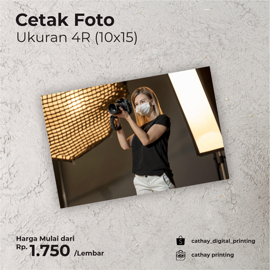 Cetak Foto 4R (10x15cm)