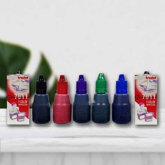 Tinta Stempel trodat 7011 warna biru