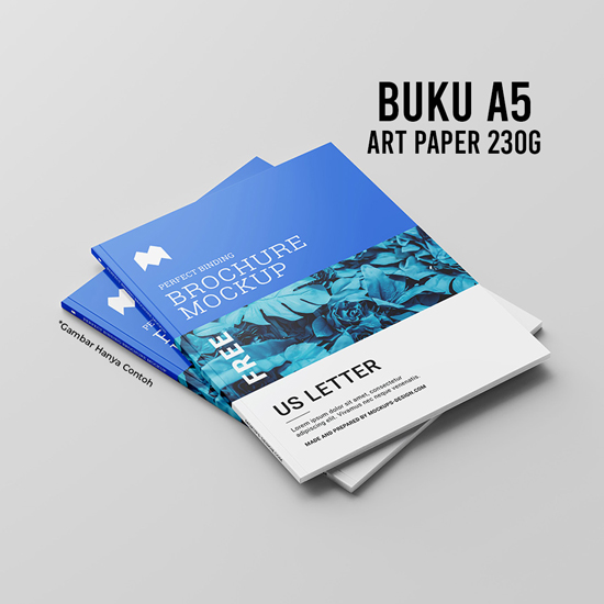 Cetak Buku A5 Art Paper 150gr