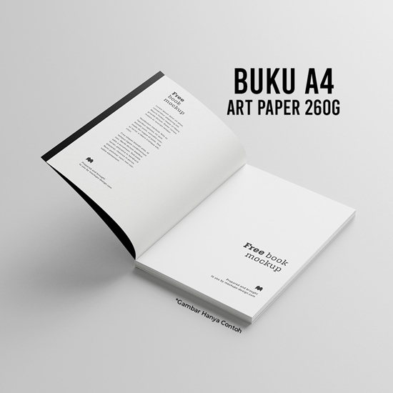 Cetak Buku A4 Art Paper 260gr