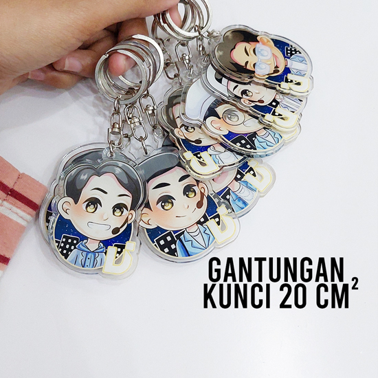 Gantungan Kunci / Ganci Akrilik (max. 20cm2)