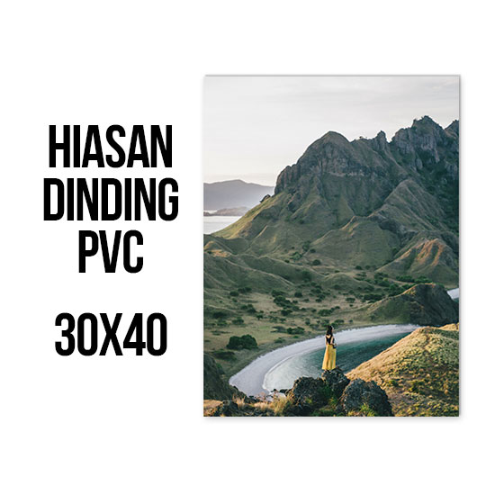 PVC BOARD 5MM + PRINT UV UK 30X40CM (Hiasan dinding) 