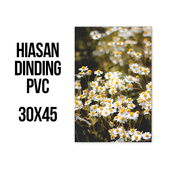 PVC BOARD 5mm + PRINT UV UK 30X45 (Hiasan dinding)