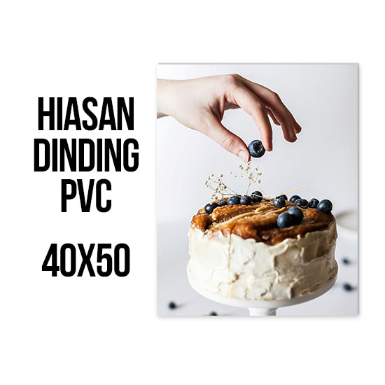 PVC BOARD 5mm + PRINT UV UK 40X50 (Hiasan dinding)