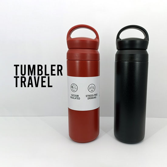 Tumbler Travel polos (tanpa print)