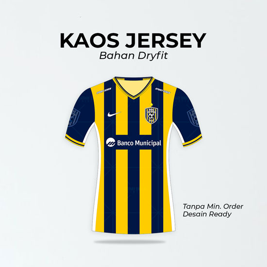 Kaos Jersey Sublim-Bahan Dryfit