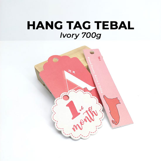 Hang Tag Tebal  Ivory 700gr ukuran A3 (32X48cm) 