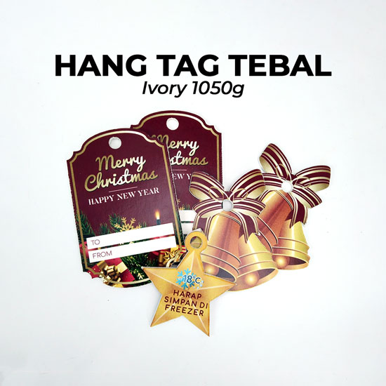 Hang Tag Tebal Ivory 1050gr ukuran A3 (32X48cm) 