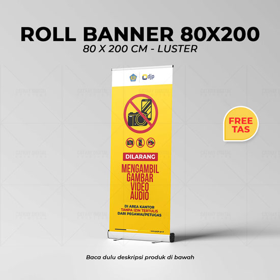 Roll Banner 80x200cm - Luster