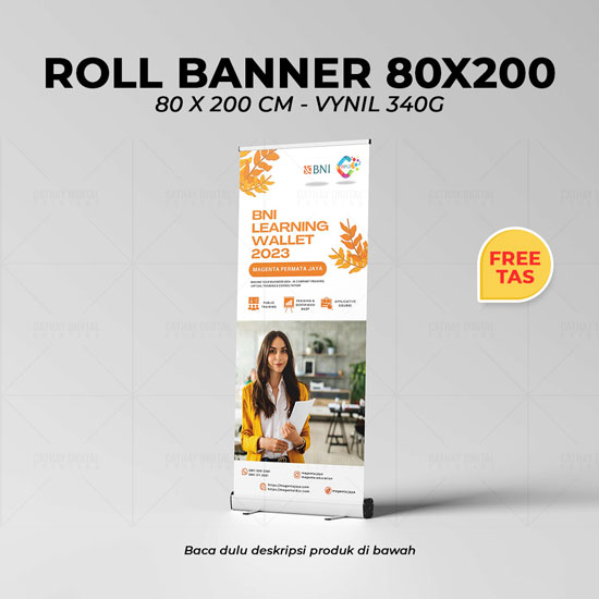 Roll Banner 80x200cm - Vynil 340gr 
