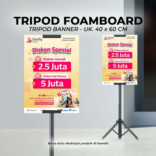Tripod Foamboard (40x60cm)