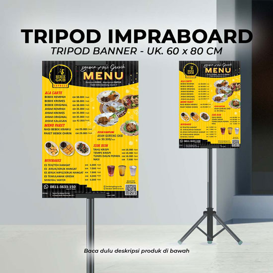 Tripod Impraboard (60x80cm)