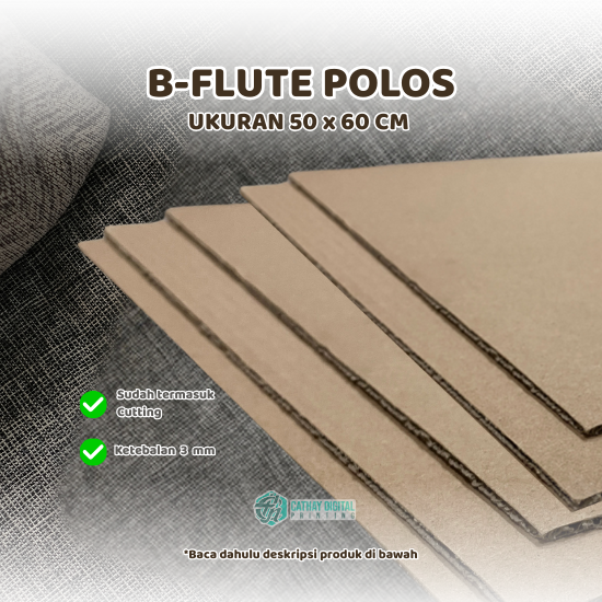Kardus B-Flute (50X60cm) Polos