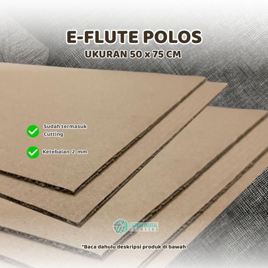 Kardus E-Flute (50X75cm) polos