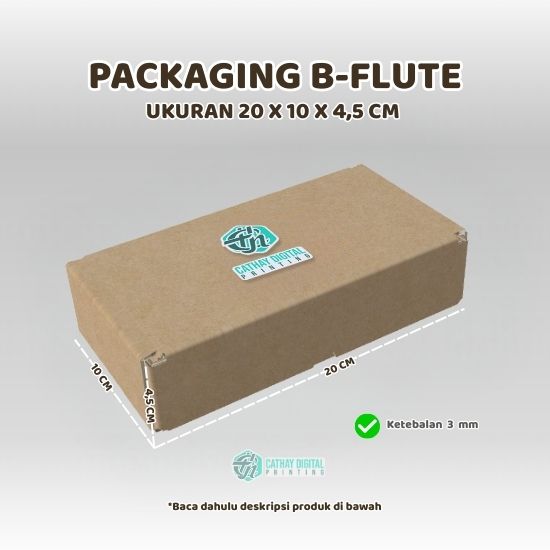 Kardus B-Flute (20X10X4.5cm) 