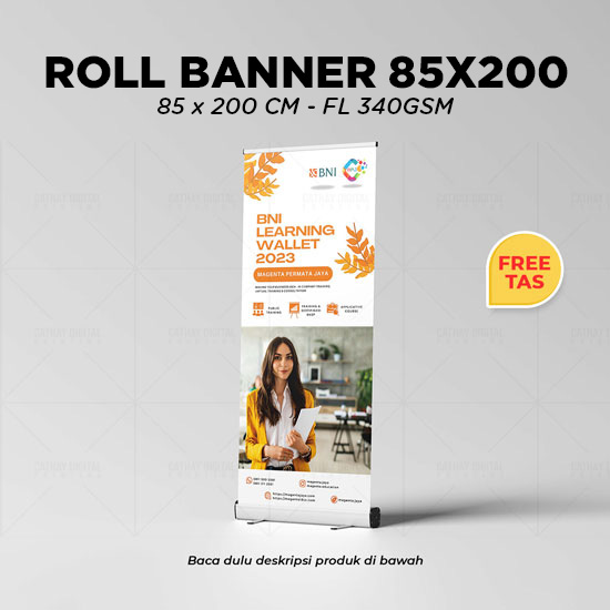 Roll Banner 85x200cm - Vynil 340gr Hires (ALWIN)