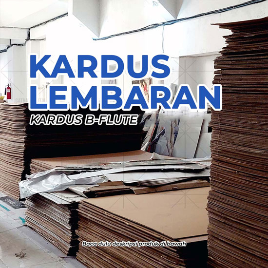 Kardus Lembaran B-Flute