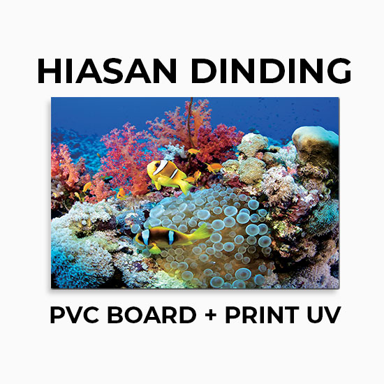 PVC 5mm+print uv (hiasan dinding)