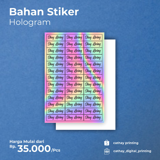 Stiker Hologram