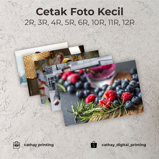 Cetak Foto Ukuran Kecil (3R-12RS)