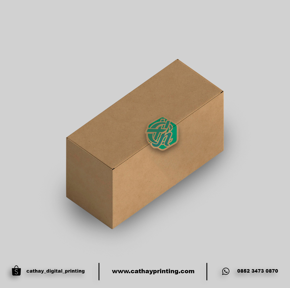 KARDUS PACKAGING 6x10x6cm BAHAN E FLUTE