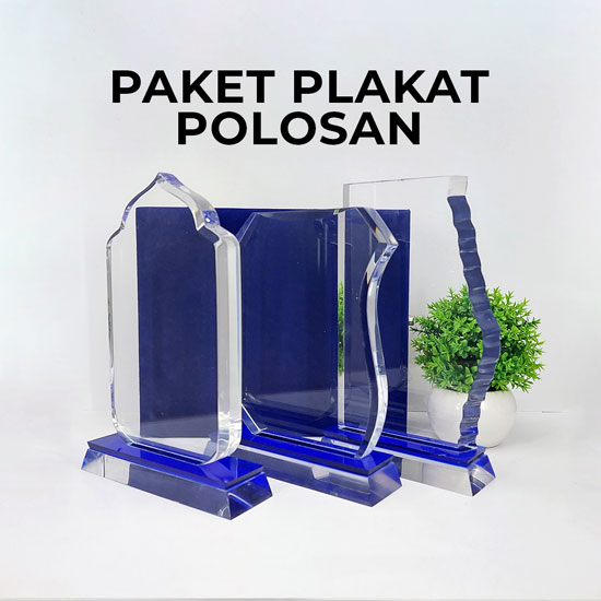 Plakat akrilik polos+box 