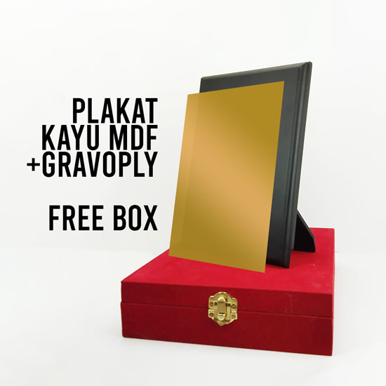 Plakat Kayu Gravoply A5+box 