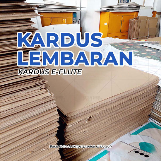 kardus Lembaran E-Flute