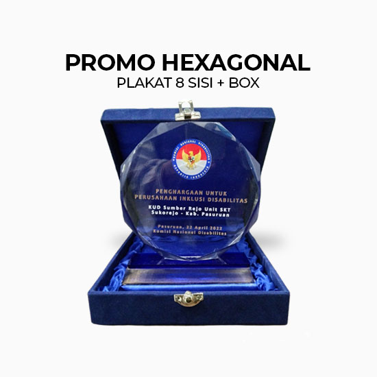Paket Plakat Hexagonal Promo+Box 