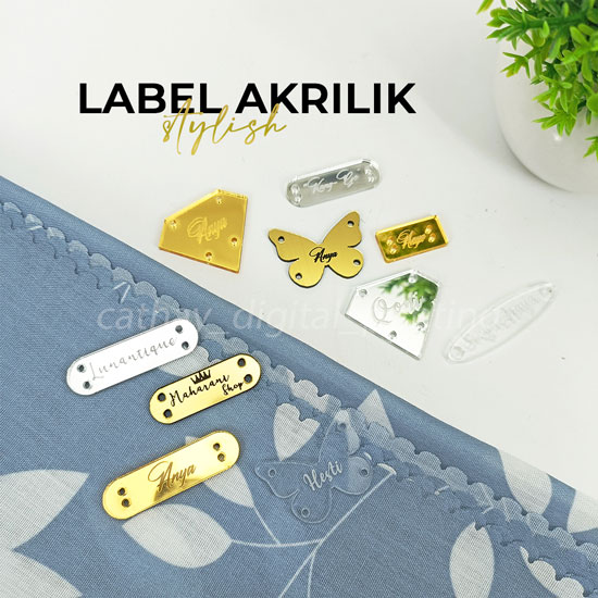 Label Akrilik