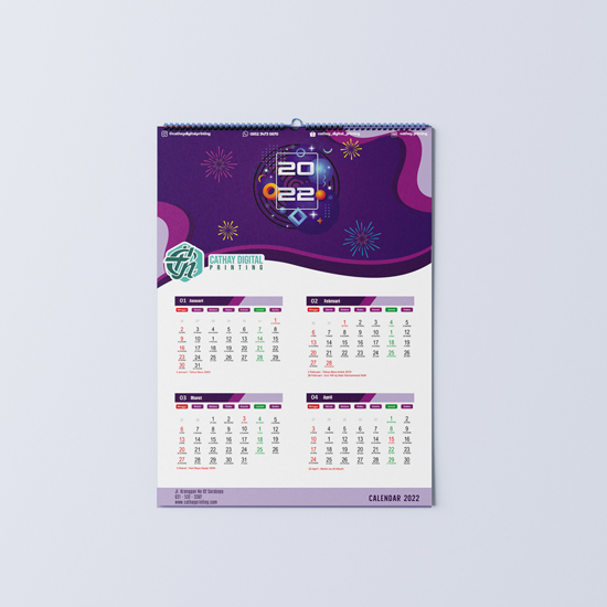 Kalender Dinding - 31x47cm (AP 210g) 