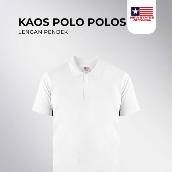 Kaos Polo Putih 